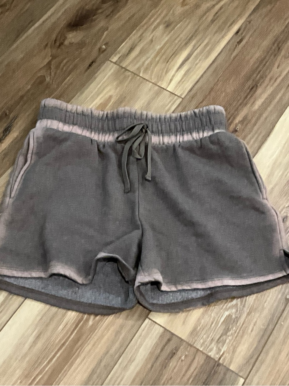 wild fable taupe Terry Athletic Shorts with Pink Accents